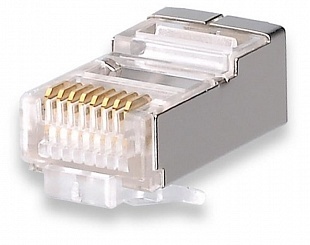 Коннекторы 8P8C FTP Cat.5e 3U (RJ-45) (100 шт) (10-0201), разъем RJ-45