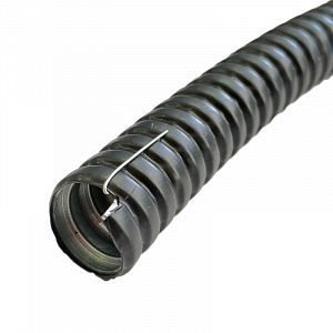 Металлорукав в ПВХ изоляции МРПИ НГ 20 с протяжкой (zeta44405), металлорукав в ПВХ изоляции