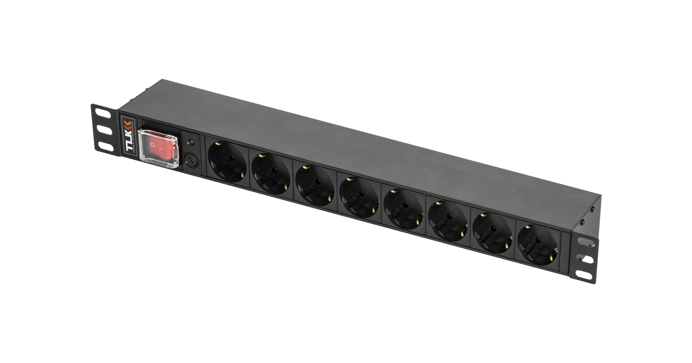 TLK-RSC08-MTF-01-BK, блок розеток 19"
