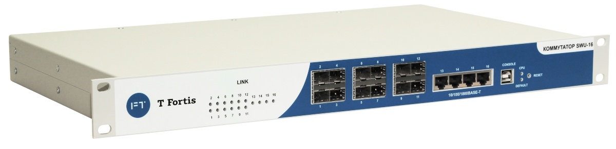 TFortis SWU-16T, коммутатор