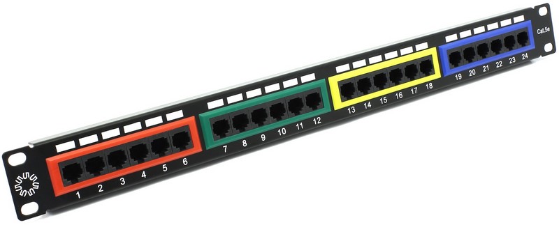 PPU55-09, патч-панель 19"