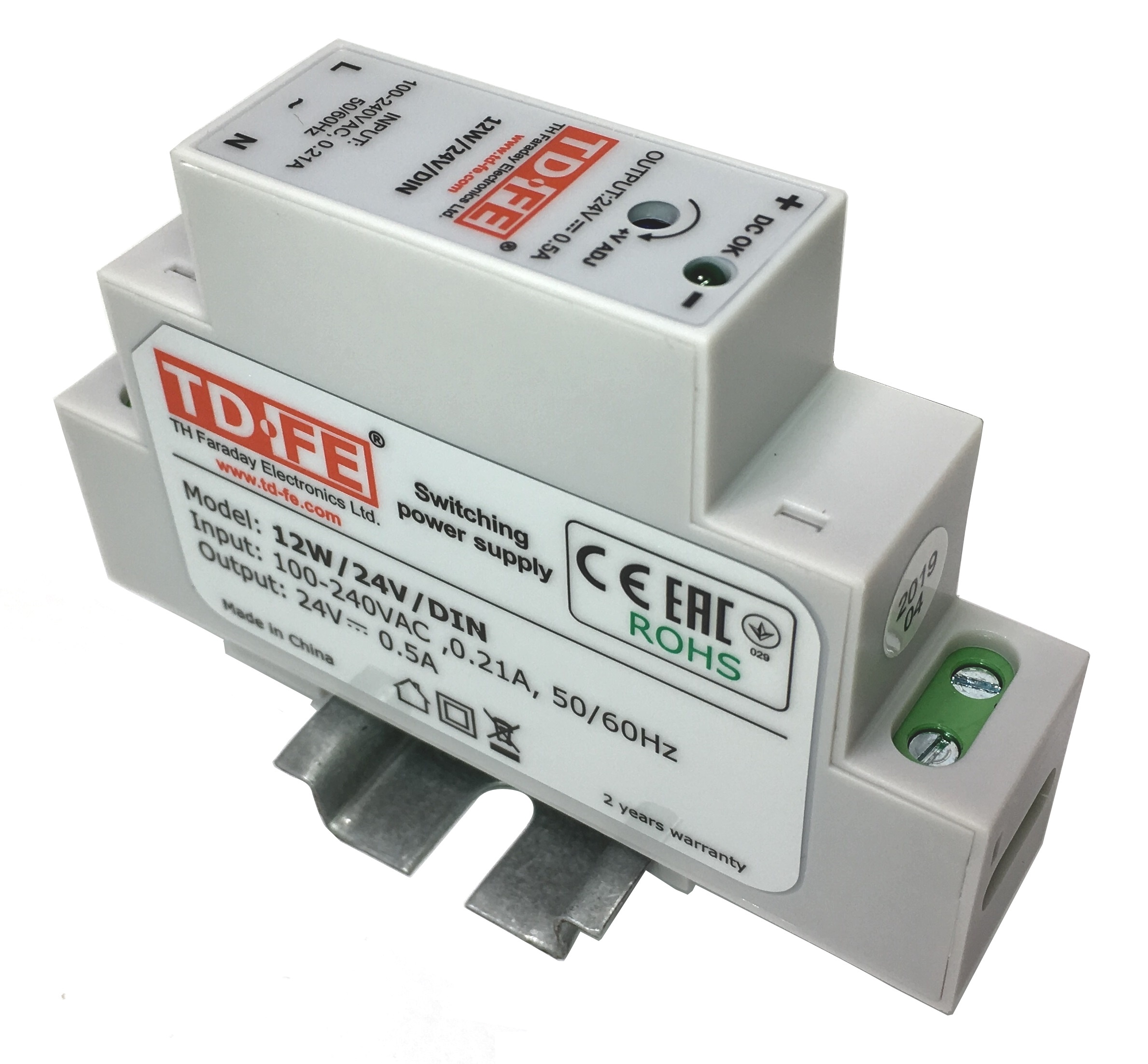12W/24V/DIN, блок питания