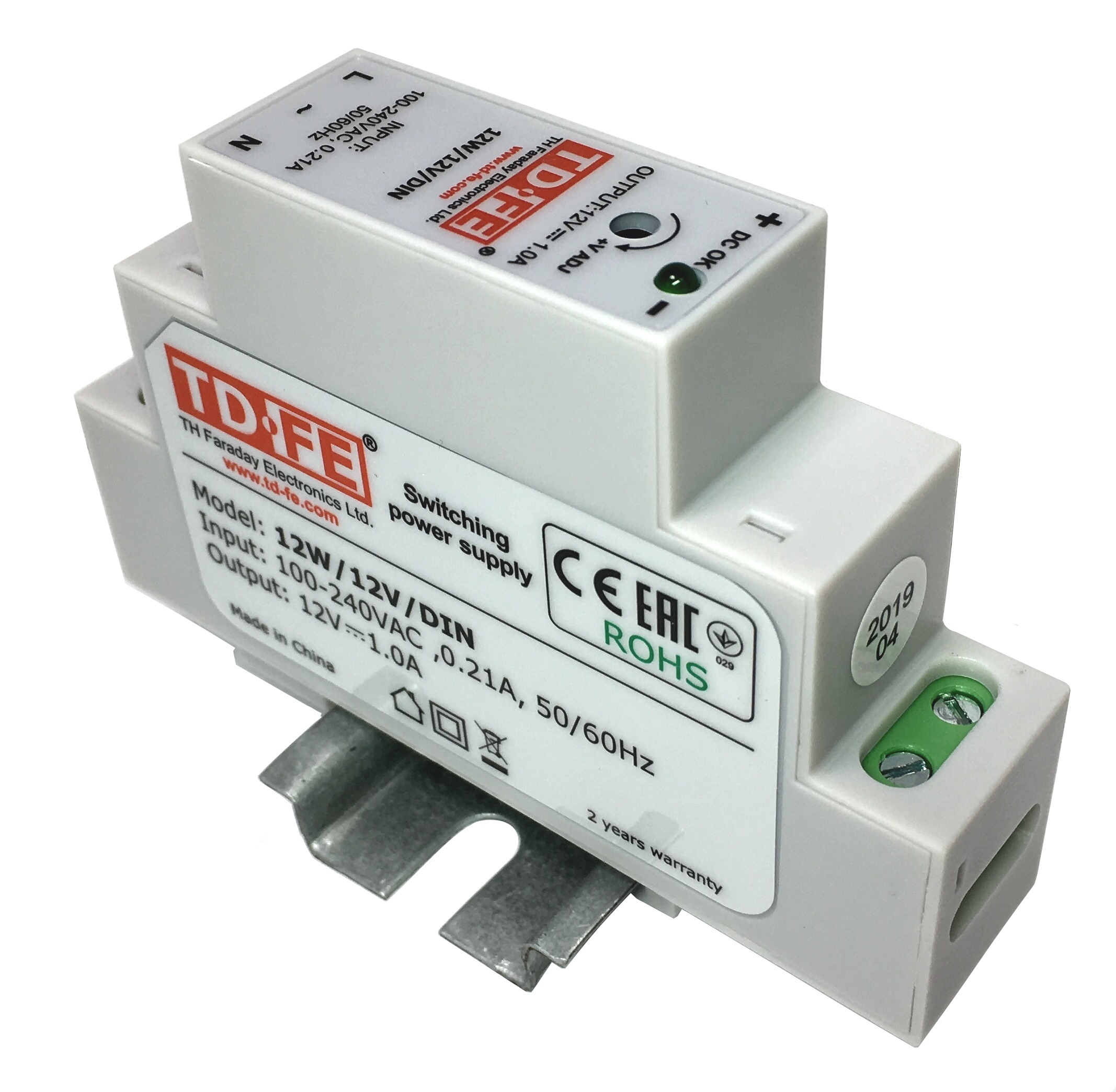 12W/12V/DIN, блок питания