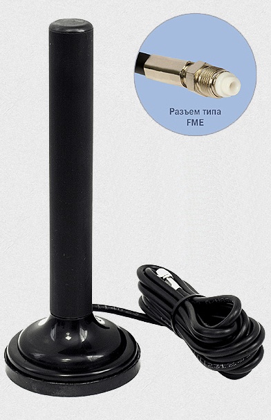 Антенна Антей 909М FME 3м, на магните, 5,5dB