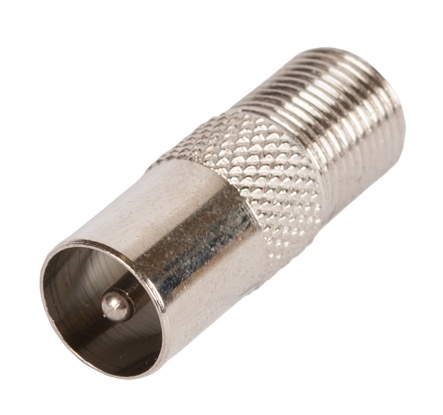 EC-CC-F-PAL-M-MT-100 (100 шт), адаптер для коаксиальных кабелей, F-тип-PAL-male