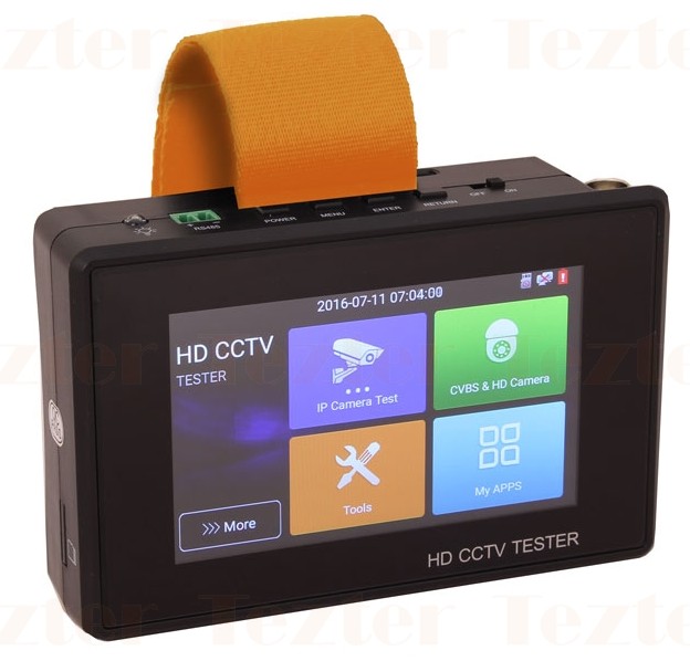 TIP-H-4(Hand), многофункциональный тестовый видеомонитор для аналогового и IP видеонаблюдения