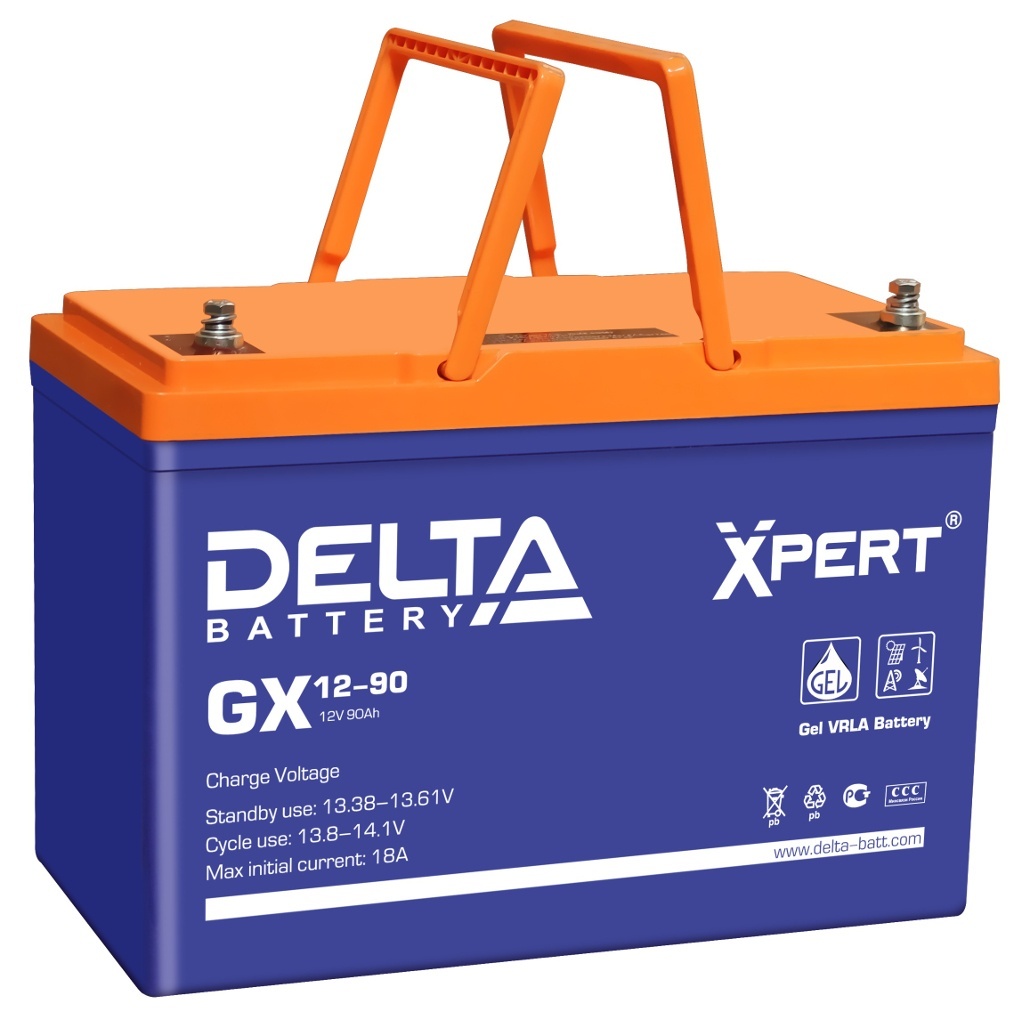 Delta GX 12-90, аккумулятор герметичный свинцово-кислотный