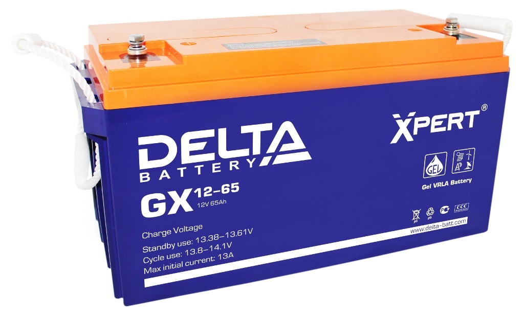Delta GX 12-65, аккумулятор герметичный свинцово-кислотный