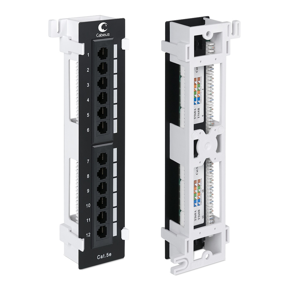 PL-12-Cat.5e-WL-Dual IDC (7004c), патч-панель