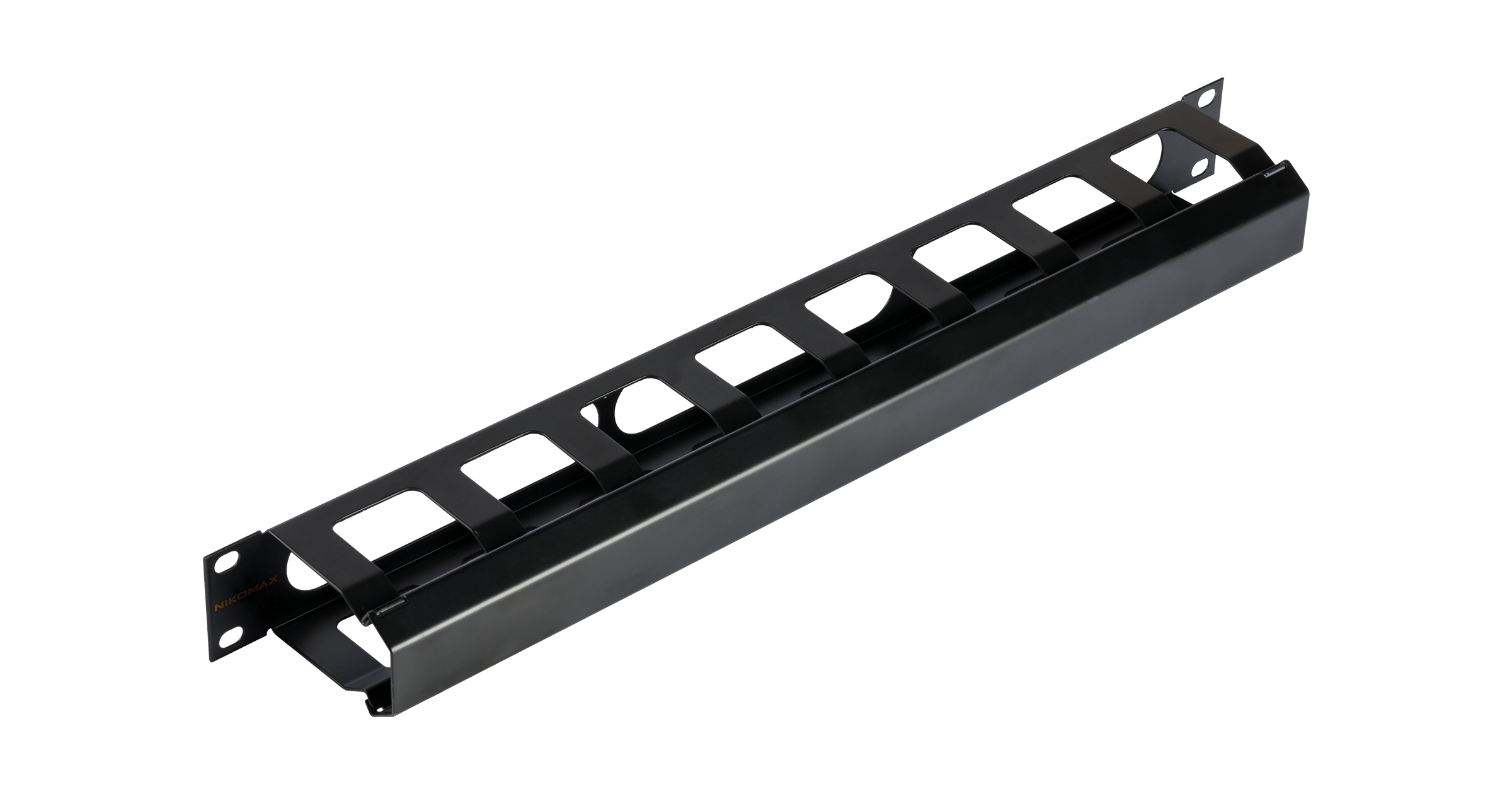 NMC-OK580C-1U-BK, кабельный органайзер 19"