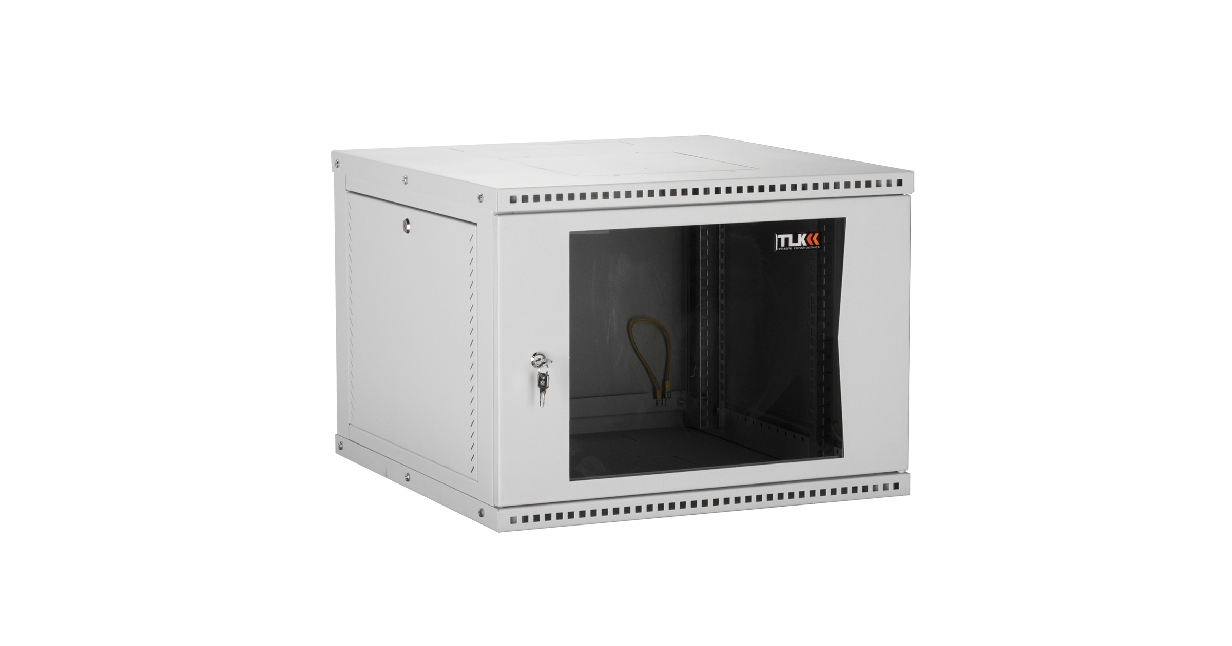 TWC-126060-R-M-GY, шкаф телекоммуникационный 19" настенный 12U