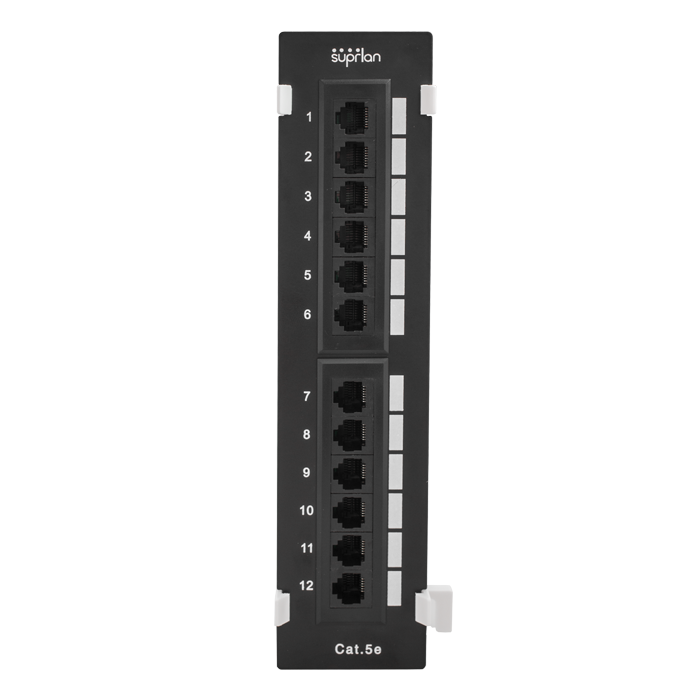 Патч-панель настенная 12xRJ-45, UTP, 5e (10-0407), патч-панель 19"