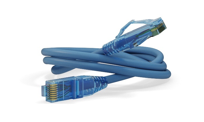 EC-PC4UD55B-BC-PVC-100-BL-5 (5 шт), патч-корд медный