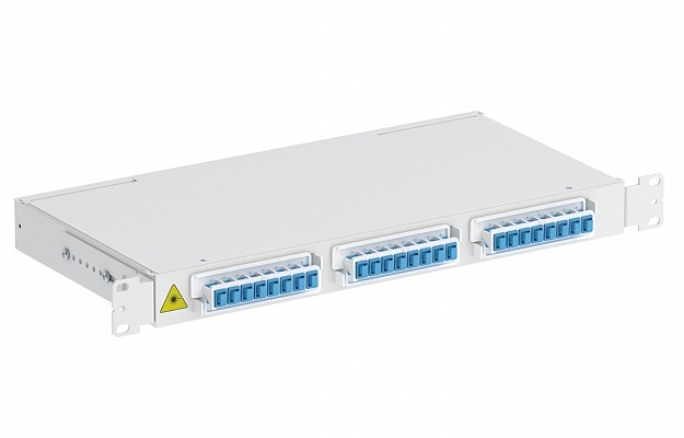 ШКОС-Л-1U/2-24-SC~24-SC/SM~24-SC/UPC (130308-00108), кросс оптический 19"