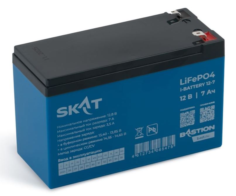 Skat i-Battery 12-7 LiFePo4 (645), li-Ion аккумулятор