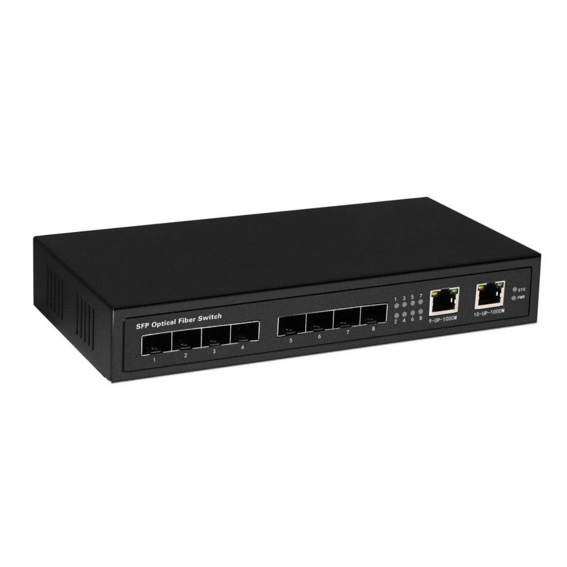 SW-7028, неуправляемый коммутатор Fast Ethernet на 8 портов