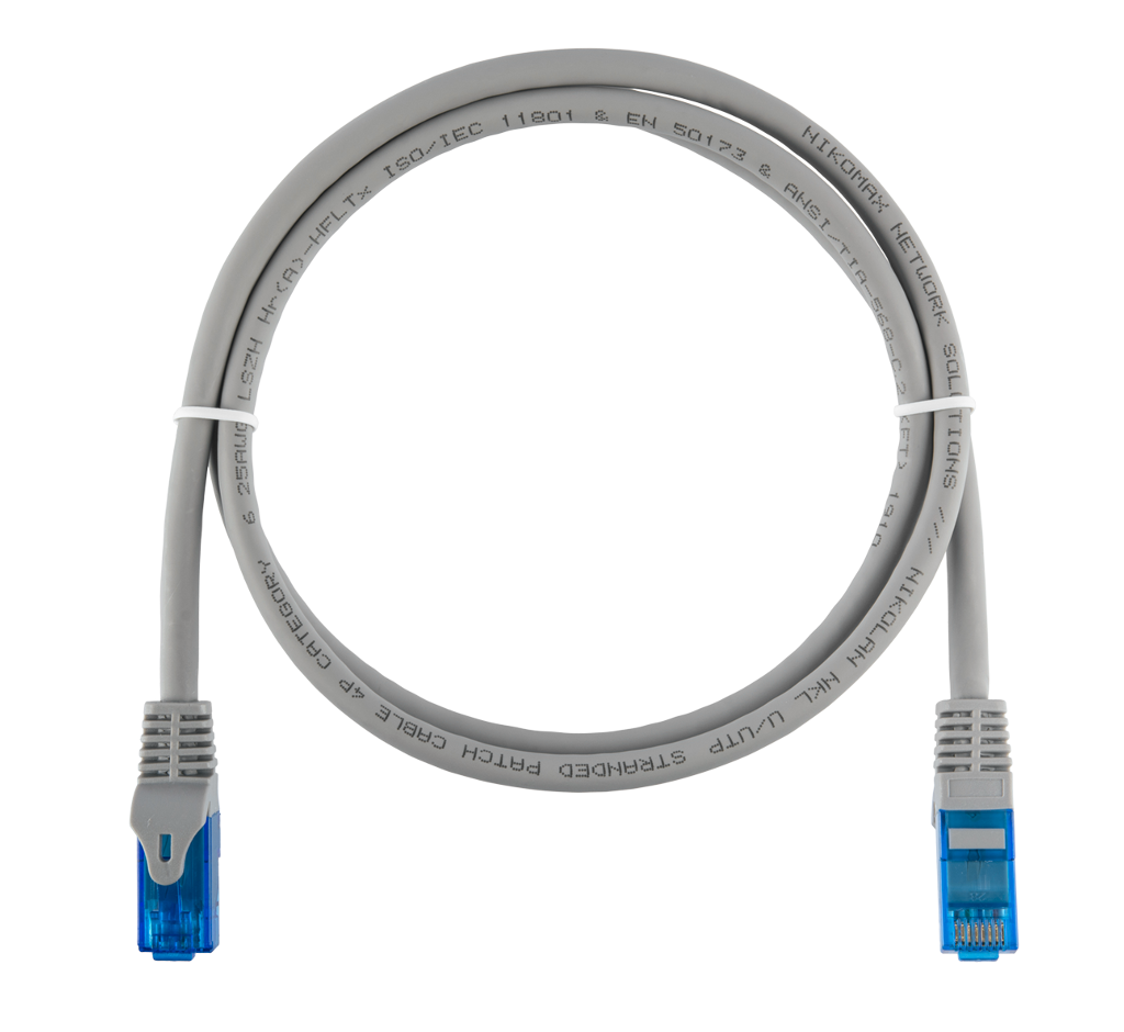NMC-PC4UE55B-ES-010-C-GY, патч-корд медный