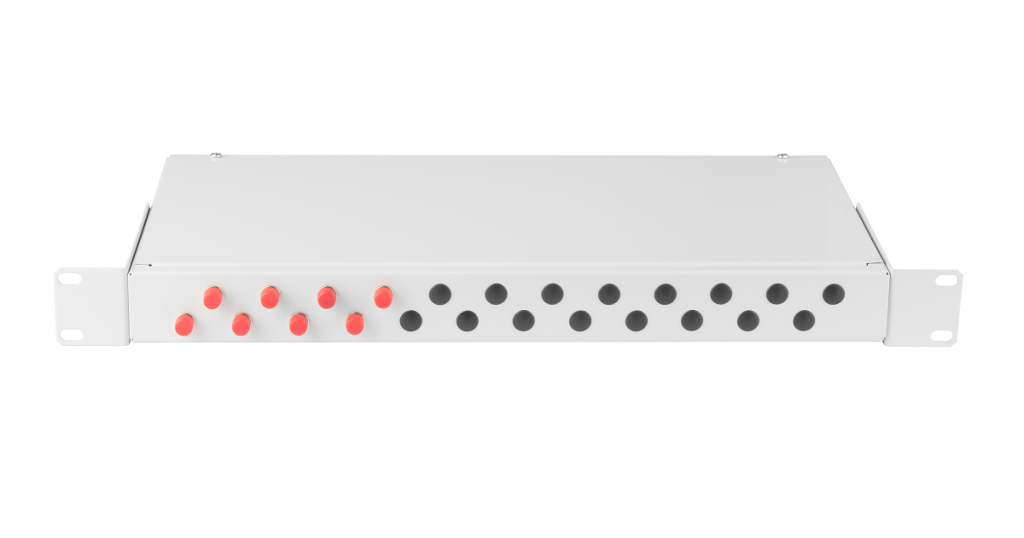 NMF-RP08FCUS2-WS-ES-1U-GY, кросс оптический 19"