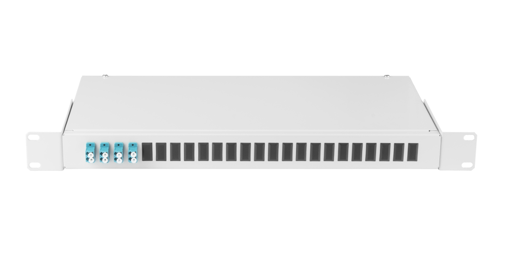 NMF-RP08LCUS2-WS-ES-1U-GY, кросс оптический 19"