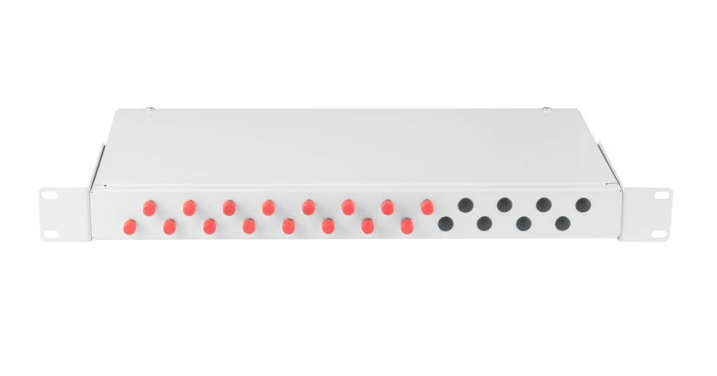 NMF-RP16FCUS2-WS-ES-1U-GY, кросс оптический 19"