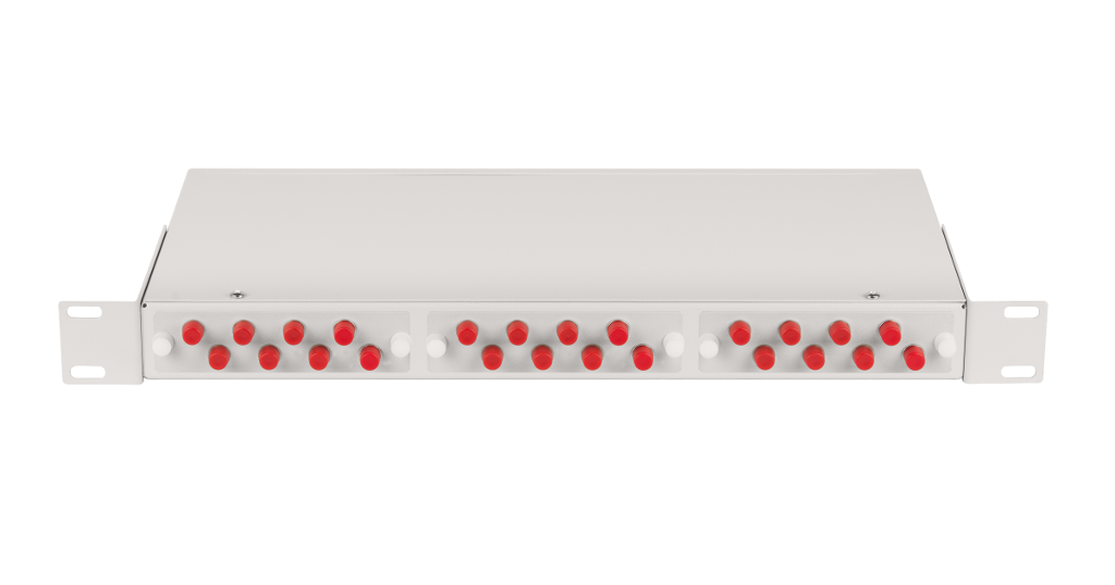NMF-RP24FCUS2-WS-ES-1U-GY, кросс оптический 19"