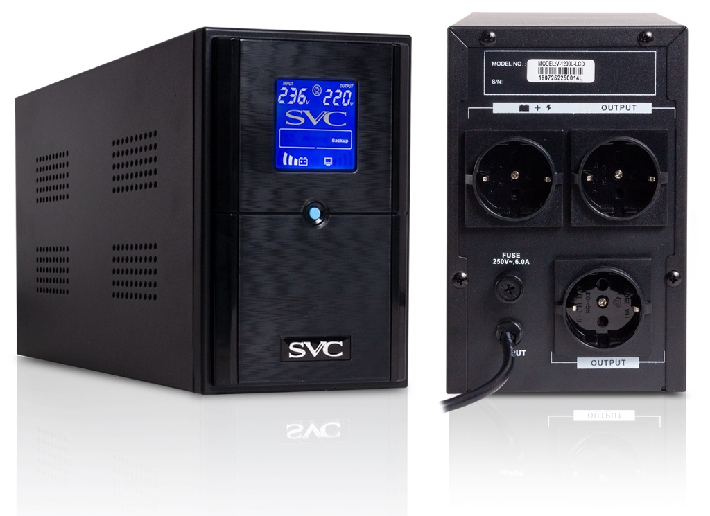 SVC V-1200-L-LCD, источник бесперебойного питания