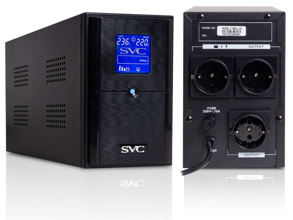 SVC V-1500-L-LCD, источник бесперебойного питания