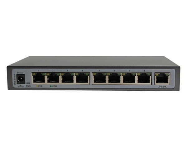 CO-SWP9, коммутатор 8-портовый Gigabit Ethernet с PoE