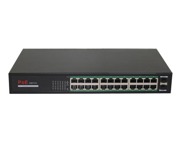 CO-SWP24GFv2, коммутатор 24-портовый Gigabit Ethernet с PoE