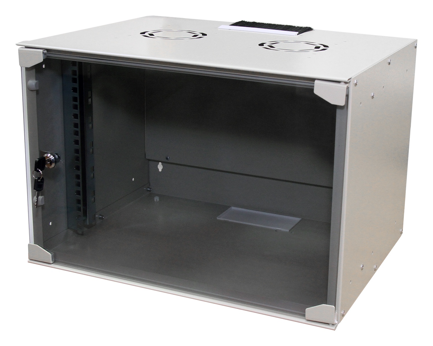 TC5402-06G, шкаф телекоммуникационный 19" настенный 6U