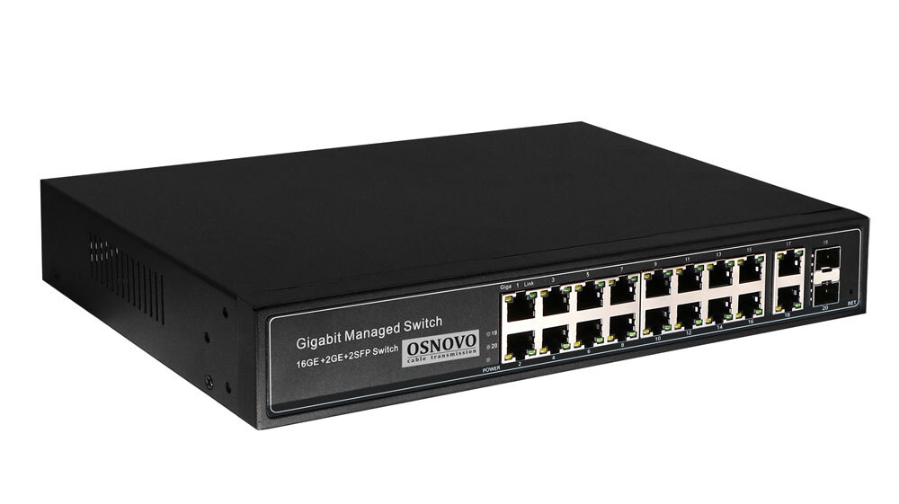 SW-8182/L(300W), коммутатор 16-портовый Gigabit Ethernet с PoE