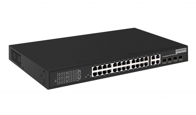 SW-62444(400W), коммутатор 24-портовый Fast Ethernet с PoE