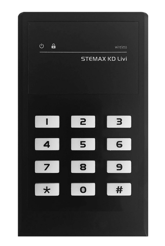 STEMAX KD Livi (черный), беспроводная кнопочная кодовая панель