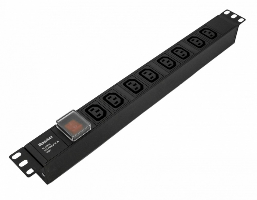 SHE19-8IEC-S-IEC, блок розеток 19"