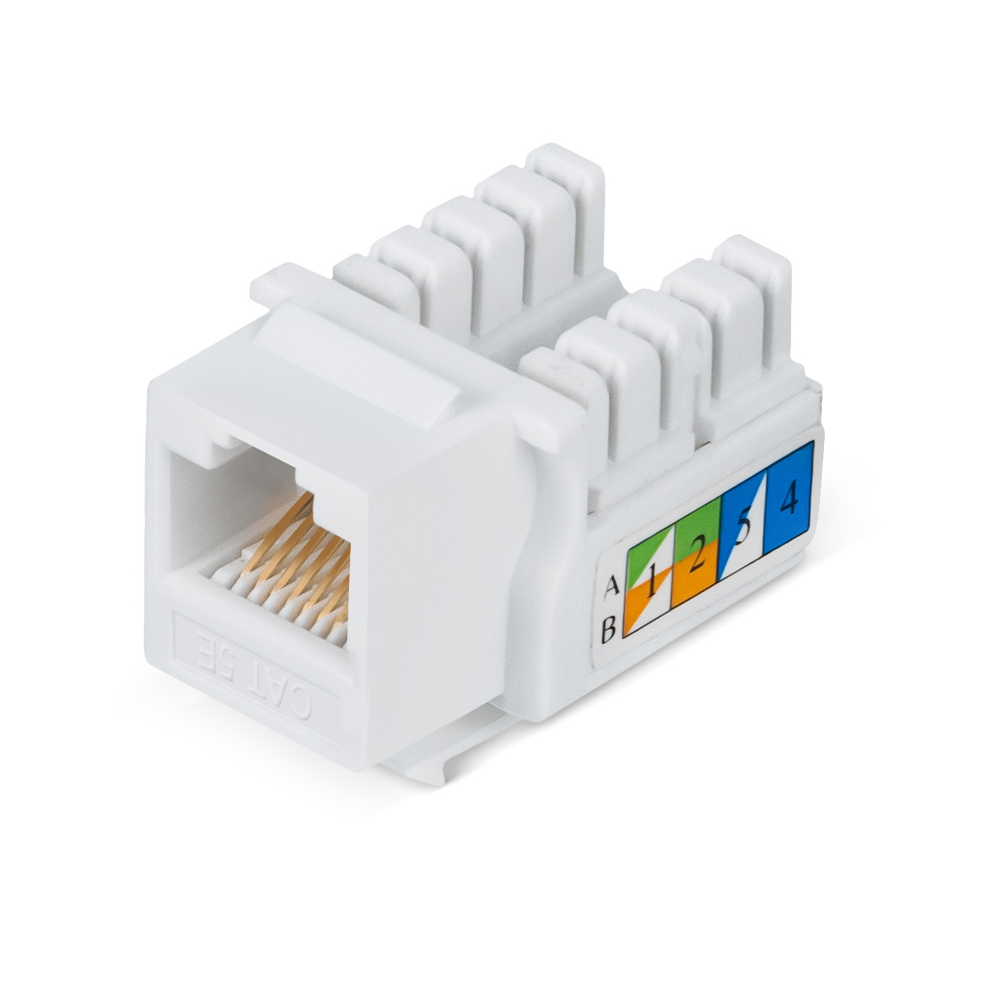 KJ-RJ45-Cat.5e-90 (7008c), вставка Keystone Jack RJ-45