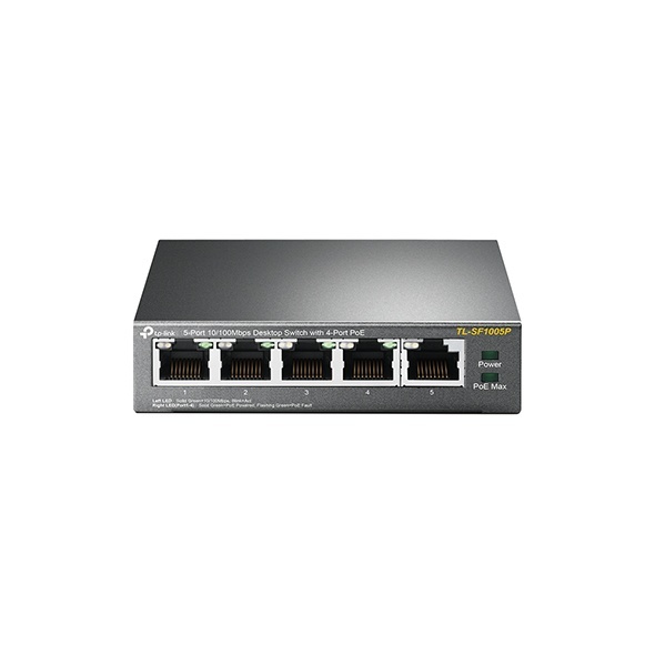 TL-SF1005LP, коммутатор 5-портовый с PoE