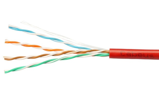 UTP-4P-Cat.5e-SOLID-RD (7249c), кабель «витая пара» (LAN) для структурированных систем связи