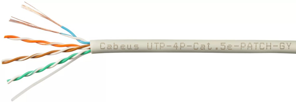 UTP-4P-Cat.5e-PATCH-GY (7201c), кабель «витая пара» (LAN) для структурированных систем связи