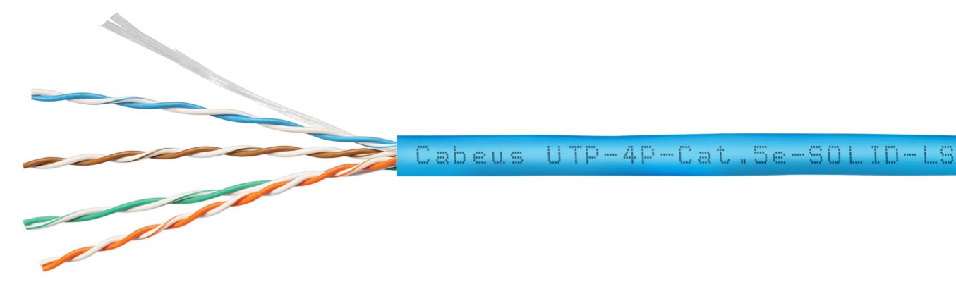 UTP-4P-Cat.5e-SOLID-LSZH-BL (9777c), кабель «витая пара» (LAN) для структурированных систем связи