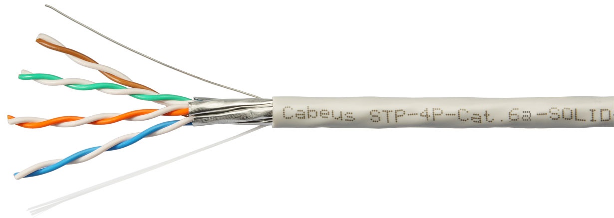 STP-4P-Cat.6a-SOLID-IN-PVC (7196c), кабель «витая пара» (LAN) для структурированных систем связи
