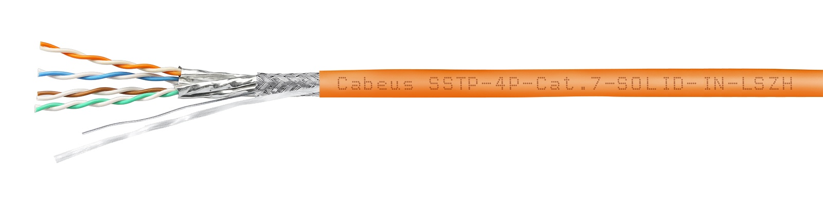 SSTP-4P-Cat.7-SOLID-IN-LSZH (7469c), кабель «витая пара» (LAN) для структурированных систем связи