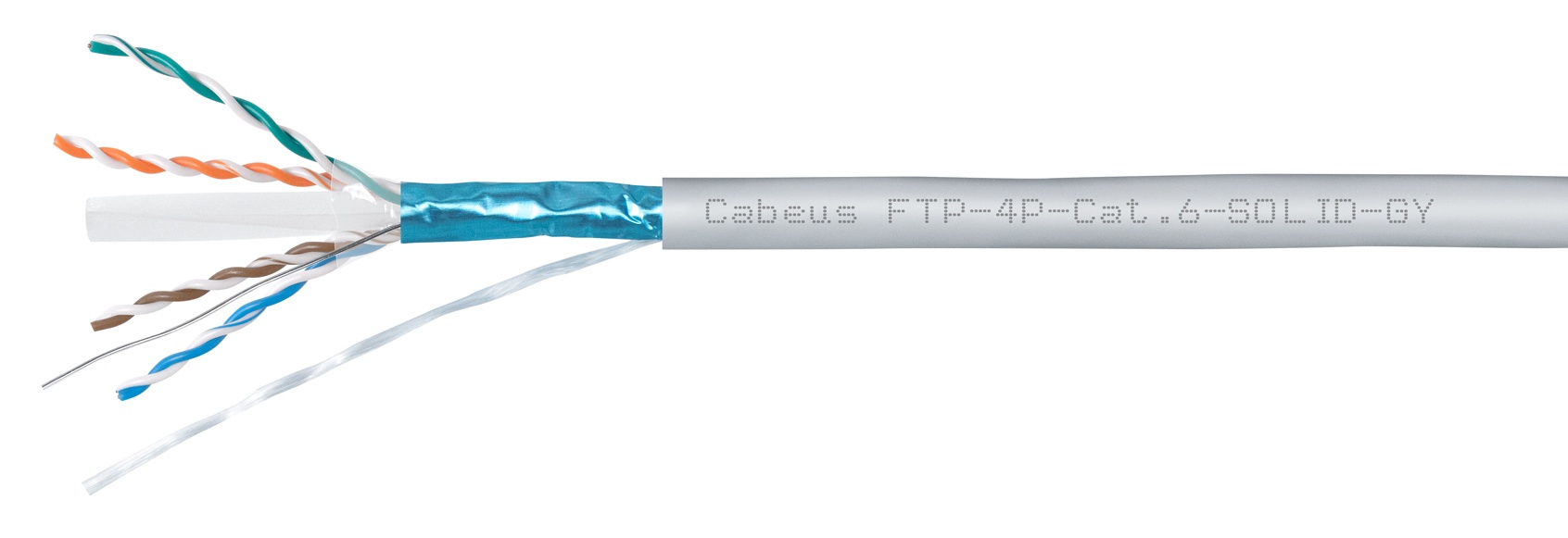 FTP-4P-Cat.6-SOLID-GY (8947c), кабель «витая пара» (LAN) для структурированных систем связи