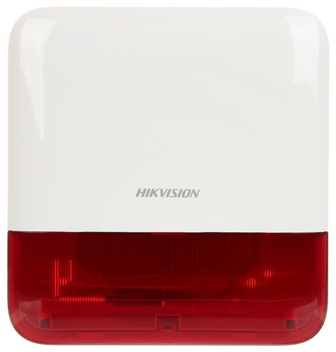DS-PS1-E-WE Red Indicator, оповещатель свето-звуковой радиоканальный уличный