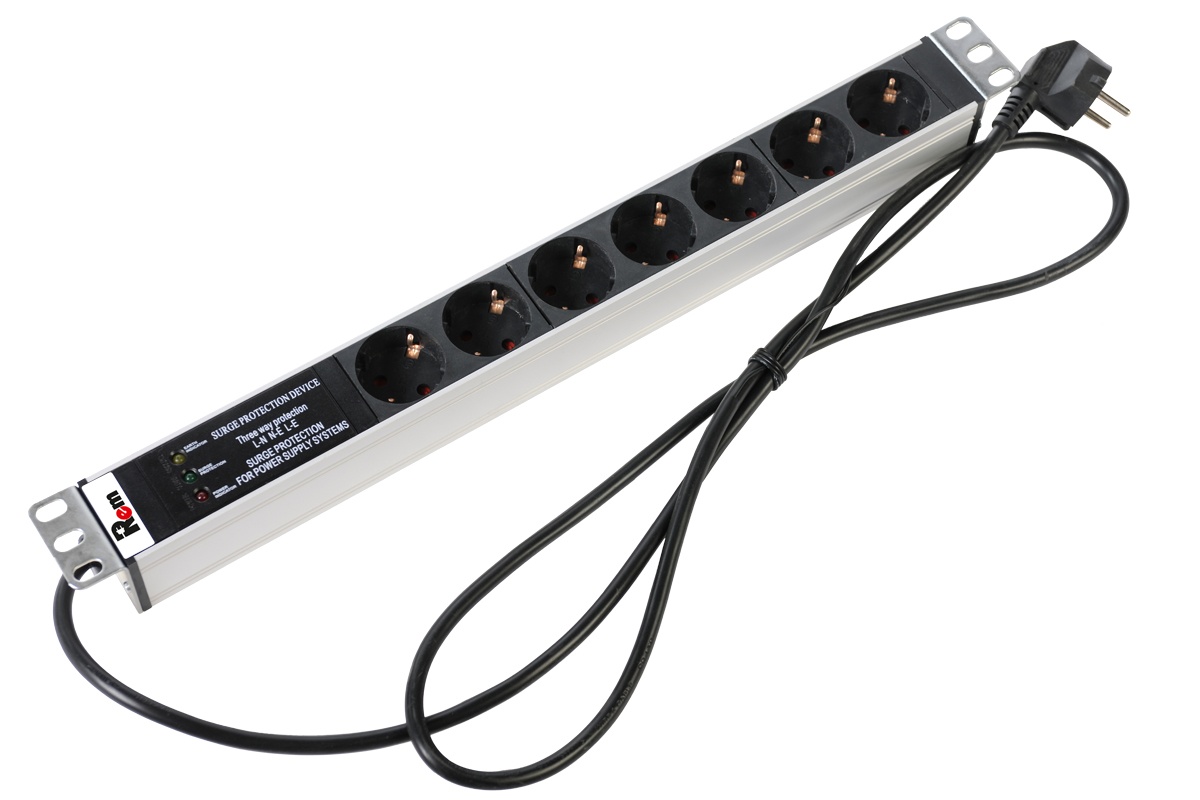 R-16-7S-FI-440-3, блок розеток 19"