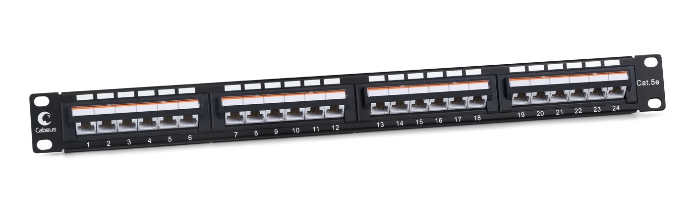 PLAN-24-Cat.5e-Dual IDC (10190c), патч-панель 19"