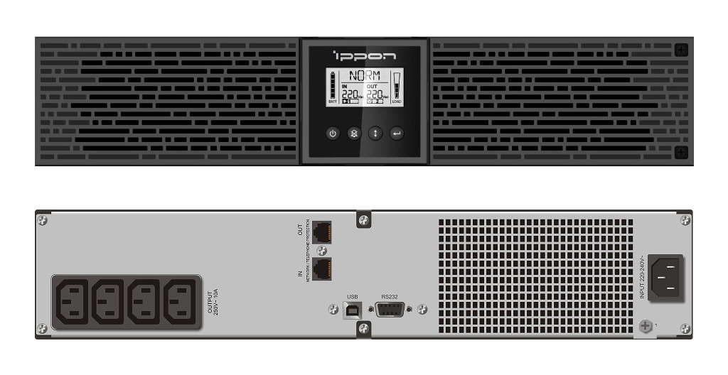 Ippon Smart Winner II 1000 (1192977), источник бесперебойного питания