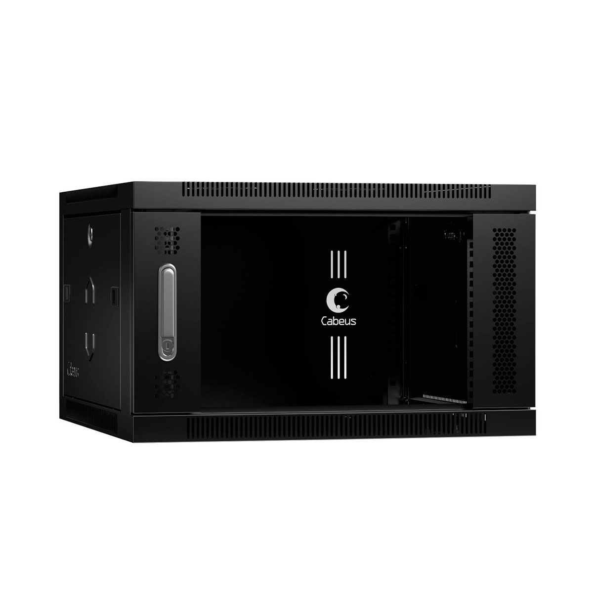 SH-05F-6U60/45-BK (8598c), шкаф телекоммуникационный 19" настенный 6U