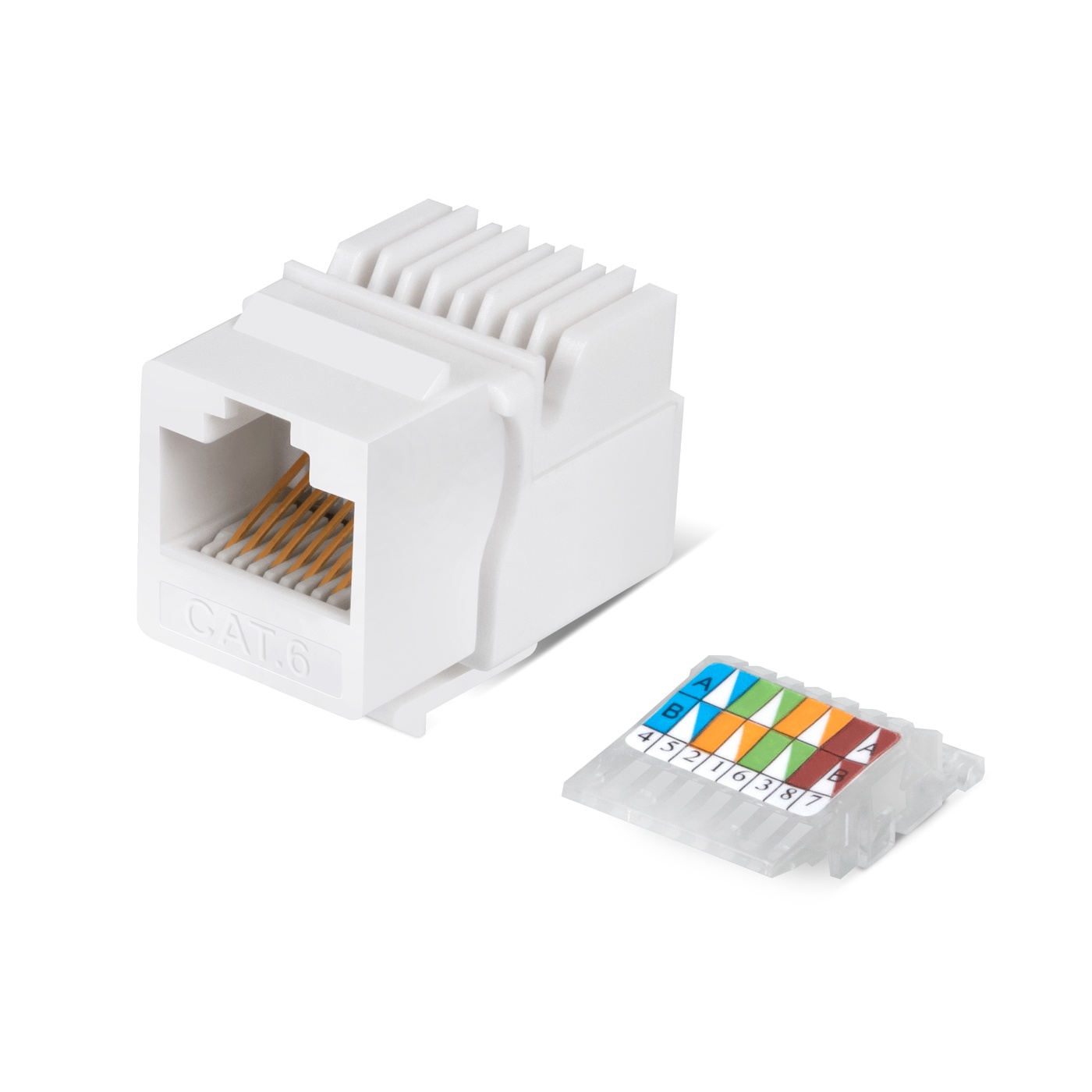 KJ-RJ45-Cat.6-Toolless (7959c), вставка Keystone Jack RJ-45