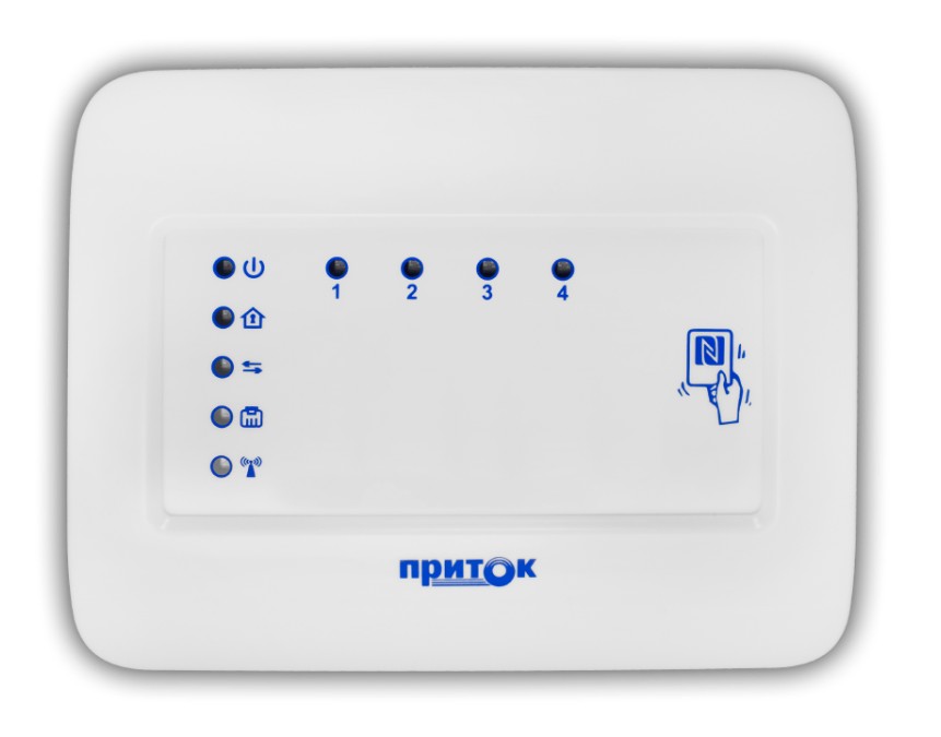 Приток-А-КОП-02.4, устройство оконечное объектовое приемно-контрольное c GSM и LAN коммуникаторами