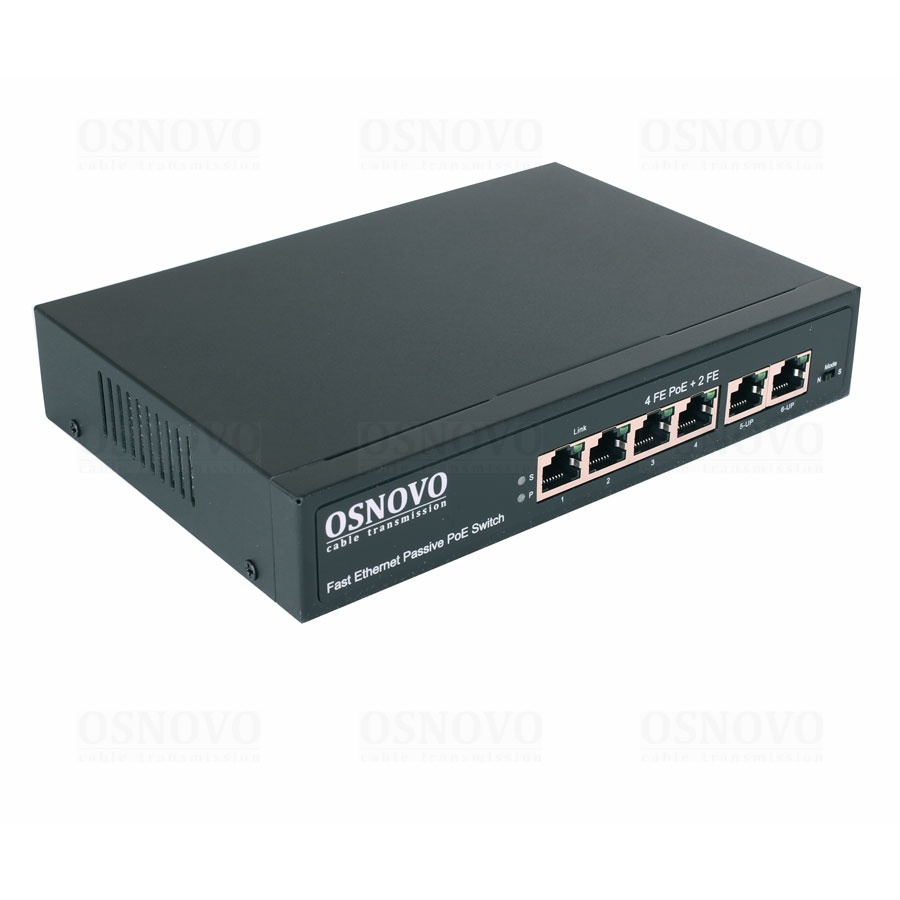 SW-20600/A(80W), коммутатор Fast Ethernet на 6 портов